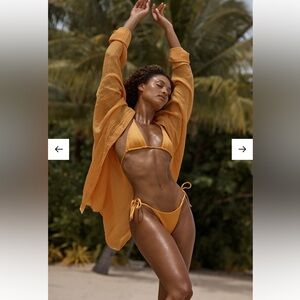 MONDAY Swimwear Barcelona Monaco linen shirt cover up swim beach wear